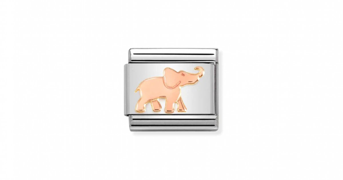 Rose Gold Elephant Charm 2352645 David Summerfield